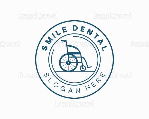 Medical Disability Wheelchair Logo