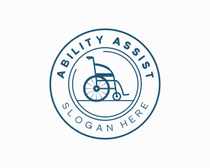 Disability - Disability Wheelchair Hospital logo design