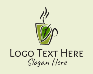 Organic Hot Coffee logo design
