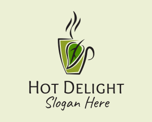 Organic Hot Coffee logo design