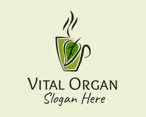 Organic Hot Coffee logo design