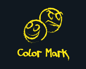 Marker - Happy Angry Emojis logo design