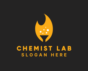 Chemist - Flame Chemistry Funnel logo design