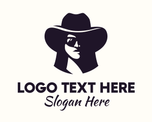 Western - Fashion Accessories Overcast Person logo design