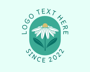 Environmental - Daisy Flower Badge logo design