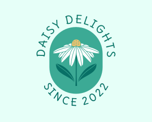 Daisy - Daisy Flower Badge logo design