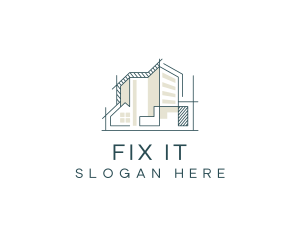 Housing Construction Property logo design