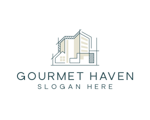 Housing Construction Property logo design