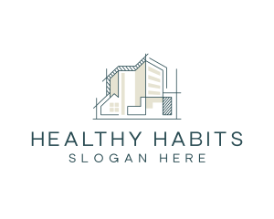 Housing Construction Property logo design