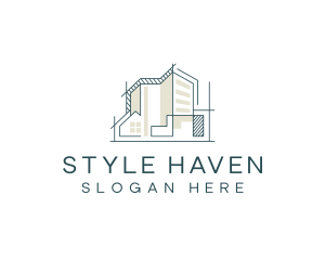 Housing Construction Property logo design