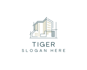 Housing Construction Property logo design