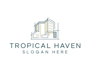 Housing Construction Property logo design