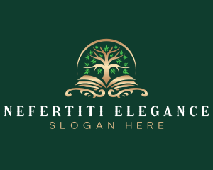 Elegant Book Tree logo design