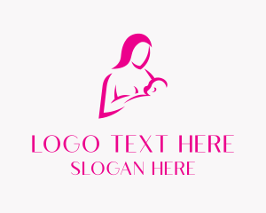 Tummy - Childcare Breastfeed Mother logo design