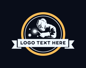 Iron - Industrial Steel Welder logo design