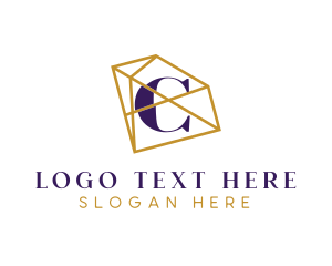Elegant Jewelry Letter C logo design