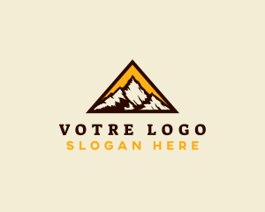 Denver - Mountain Peak Triangle logo design