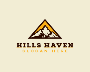 Mountain Peak Triangle logo design