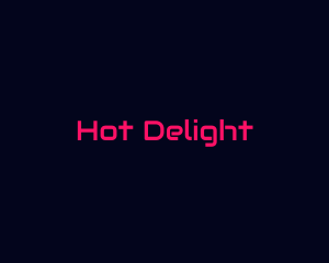 Futuristic  Hot Pink  logo design