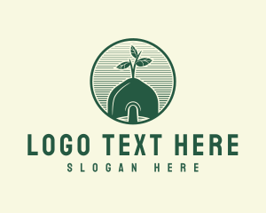 Trowel - Planting Shovel Tool logo design