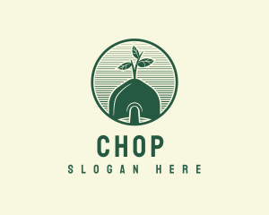 Green - Planting Shovel Tool logo design