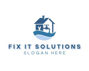 Repair - Home Faucet Repair logo design