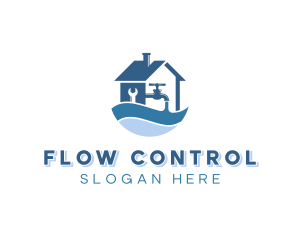 Home Faucet Repair logo design