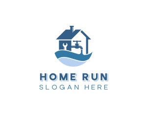 Home Faucet Repair logo design