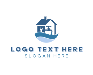 Plumber - Home Faucet Repair logo design