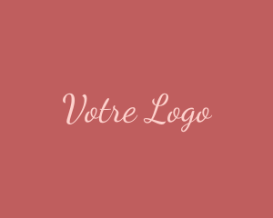 Writing - Feminine Fashion Script logo design