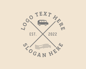 Tour - Hipster Car Travel logo design