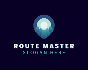 Travel Gps Navigation logo design