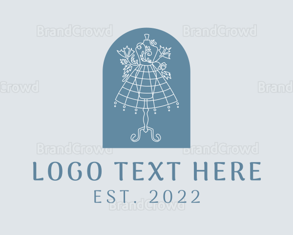 Fashion Petticoat Mannequin Sewing Logo
