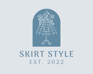 Skirt - Fashion Petticoat Mannequin Sewing logo design