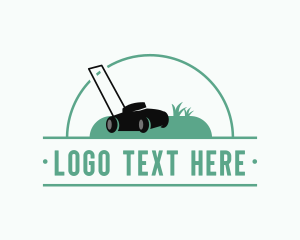 Landscaping - Gardening Lawn Mower logo design