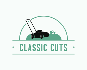 Gardening Lawn Mower logo design