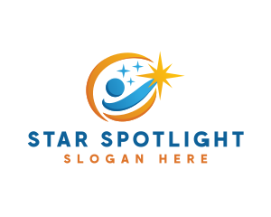 Star Leader People logo design