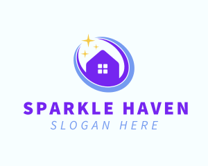 Glitter - Housekeeping House Sparkles logo design