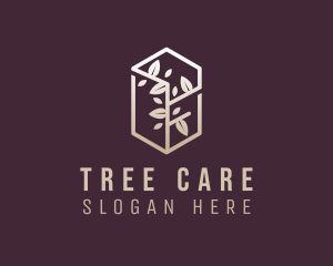 Eco Tree Leaves Garden logo design