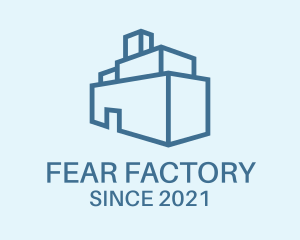 Blue Warehouse Factory logo design