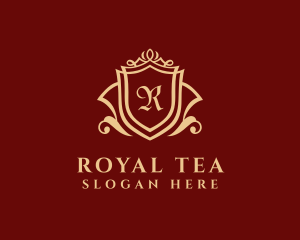 Deluxe Royal Shield Monarch logo design