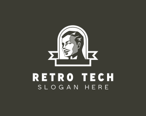 Vintage Man Banner logo design