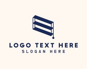 Shades - Blue Window Shutters logo design