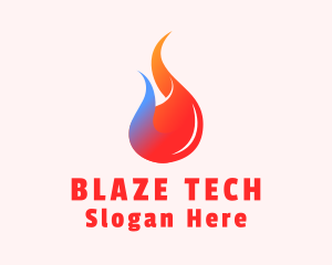 Sustainable Energy Flame  logo design