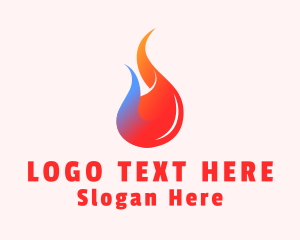 Gas - Sustainable Energy Flame logo design