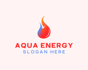 Sustainable Energy Flame  logo design