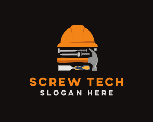 Screws - Construction Repair Tools logo design