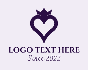 Purple - Royal Heart Boutique logo design