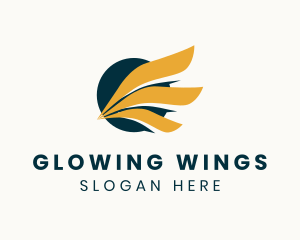 Wings Logistics Delivery logo design