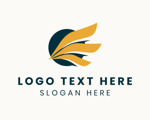 Shipment - Wings Logistics Delivery logo design